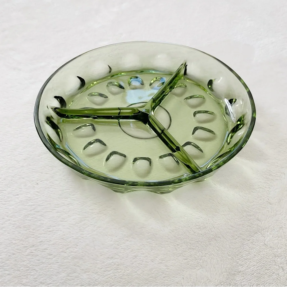 Vintage green glass